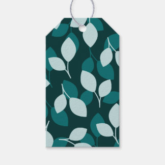 Leaf design print cadeau label cadeaulabel