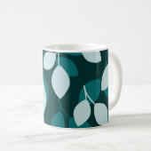 Leaf design print mok (Voorkant rechts)