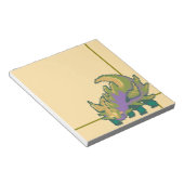 Leaf Dragon Pixel art Notitieblok (Schuin)
