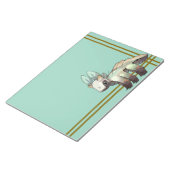 Leaf Dragon pixel art Notitieblok (Schuin)