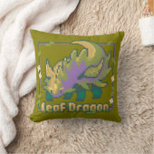 Leaf Dragon, Pixel Art, pixelart Kussen (Deken)
