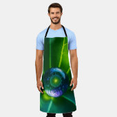 Leaf Droplet Apron Schort (Gedragen)