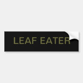 LEAF EATER BUMPERSTICKER (Voorkant)