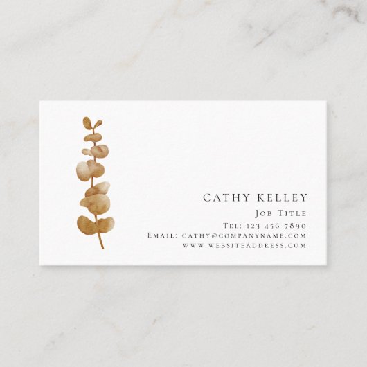 Leaf elk beroep Visitekaartje (Voorkant)