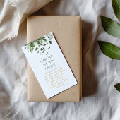 Leaf en planten nemen Kaart in voor bestellingen v