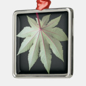 Leaf en Stem Metalen Ornament (Links)