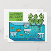 Leaf & Fin: Stikstofcyclus Infografisch Briefkaart (Voorkant / Achterkant)