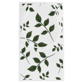 Leaf & Foliage Plant-thema geschenktas Klein Cadeauzakje