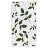 Leaf & Foliage Plant-thema geschenktas Klein Cadeauzakje (Voorkant)