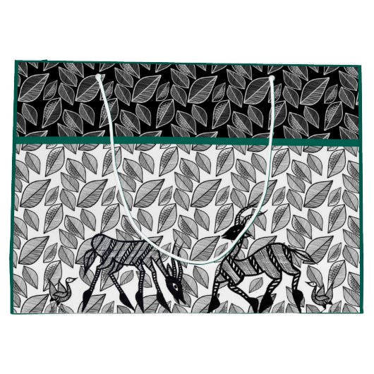 Leaf Gift-tas Groot Cadeauzakje (Achterkant)