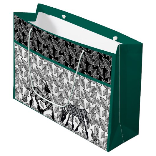 Leaf Gift-tas Groot Cadeauzakje (Voorkant Gekanteld)