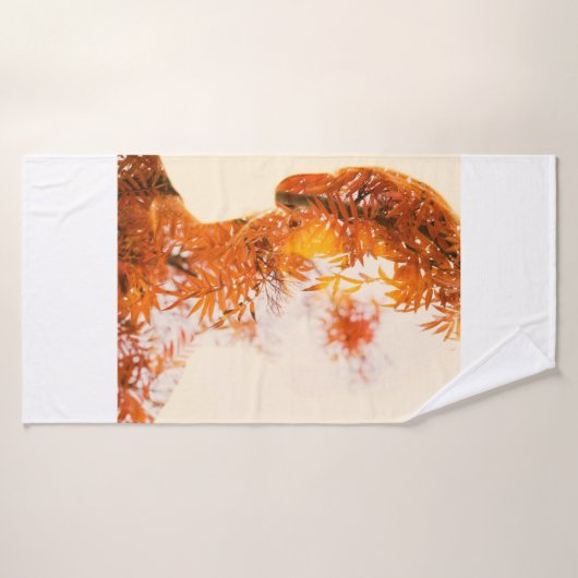 Leaf Girl 11 Badhanddoek (Badhanddoek)