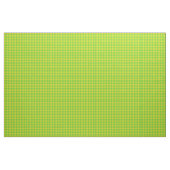Leaf Green and Yellow Check Gingham Pattern Stof (Fat Quarter)