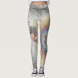 Leaf Heart en Rainbow-leggings personaliseren Leggings
