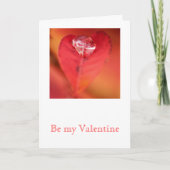 Leaf Heart Feestdagen Kaart (Voorkant)