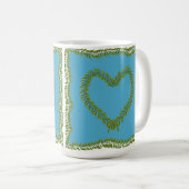 Leaf heart shaped mug koffiemok (Voorkant rechts)