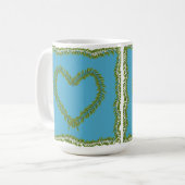 Leaf heart shaped mug koffiemok (Voorkant links)