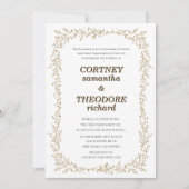 Leaf Heaven Huwelijksuitnodiging Kaart (Voorkant)