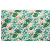 LEAF HET IS Waterverf Tropische palmen Stof (Fat Quarter)