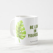 Leaf in jezelf Mok (Voorkant links)