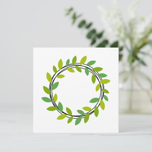 Leaf-kaart (Staand voorkant)