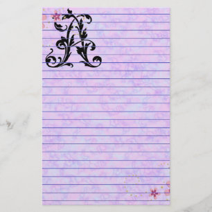 Leaf Letter A Briefpapier