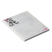 Leaf Letter A Notitieblok (Schuin)