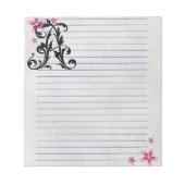 Leaf Letter A Notitieblok (Voorkant)