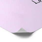 Leaf & Light – Minimalistisch palmblad Poster (Hoek)