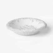 Leaf line art hartmonogram tan bruiloft papieren kommen (Gebogen)