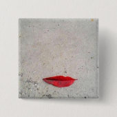 "Leaf Lips" Foto Button (Voorkant)