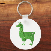 Leaf Llama Keychain (Voorkant)