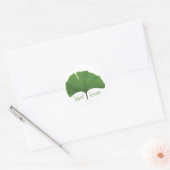 Leaf Lover Tree Hugger Ronde Sticker (Envelop)