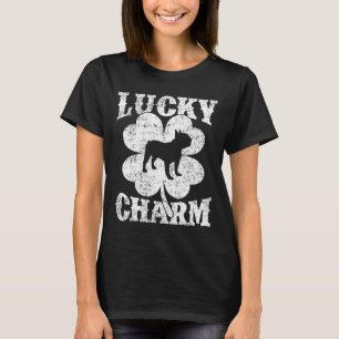 Leaf Lucky Charm Franse Bulldog St Patrick's Day T-shirt