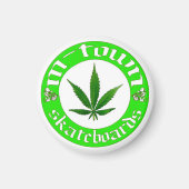 leaf magnet white (Voorkant)