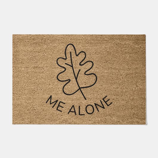 Leaf me Alone Deurmat (Voorkant)