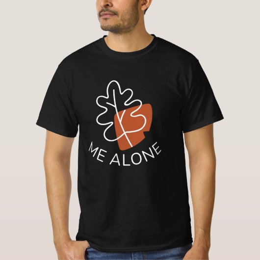 Leaf me Alone T-shirt (Voorkant)