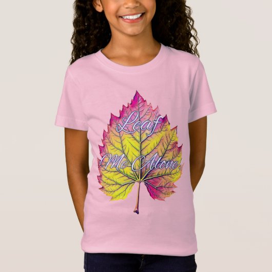 LEAF ME ALONE T-SHIRT (Voorkant)