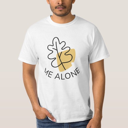 Leaf me Alone T-shirt (Voorkant)