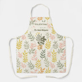 Leaf Minimalistisch Koken met Kruidenkeuken draag Schort (Voorkant)