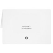 Leaf Motif Bedankt (Achterkant Horizontaal)