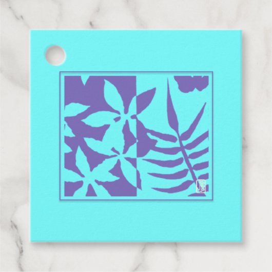 Leaf Motif Gift Labels (Voorkant)