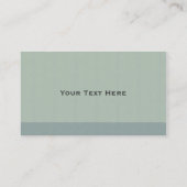 Leaf Motif Soft Shades Custom Visitekaartje (Achterkant)