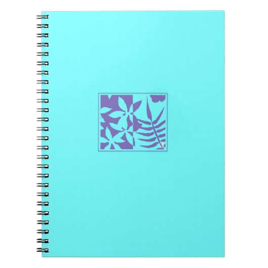 Leaf Motif Spiral Photo Notitieboek (Voorkant)