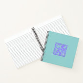 Leaf Motif Square Spiral Notitieboek (Binnen)