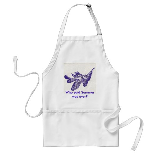 Leaf Natuur Print Apron Standaard Schort (Voorkant)