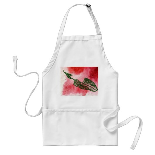 Leaf Natuur Print Apron Standaard Schort (Voorkant)