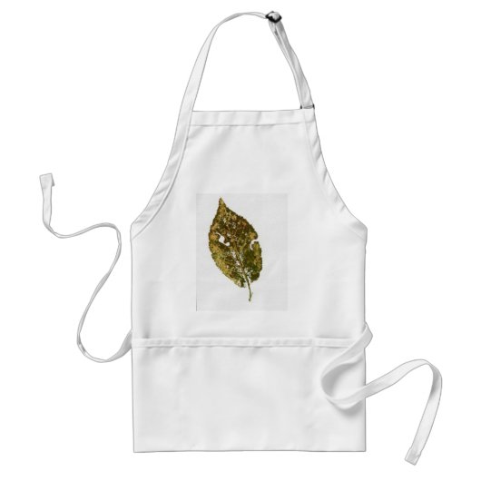 Leaf Natuur Print Apron Standaard Schort (Voorkant)