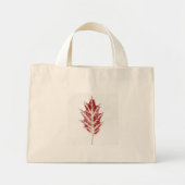 Leaf Natuur Print Bag Mini Tote Bag (Voorkant)