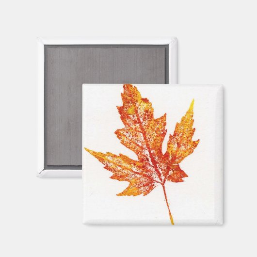 Leaf Natuur Print Magnet (Voorkant / Achterkant)